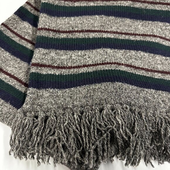 Vintage Polo Ralph Lauren Striped Wool Heavy Scarf - Picture 4 of 6